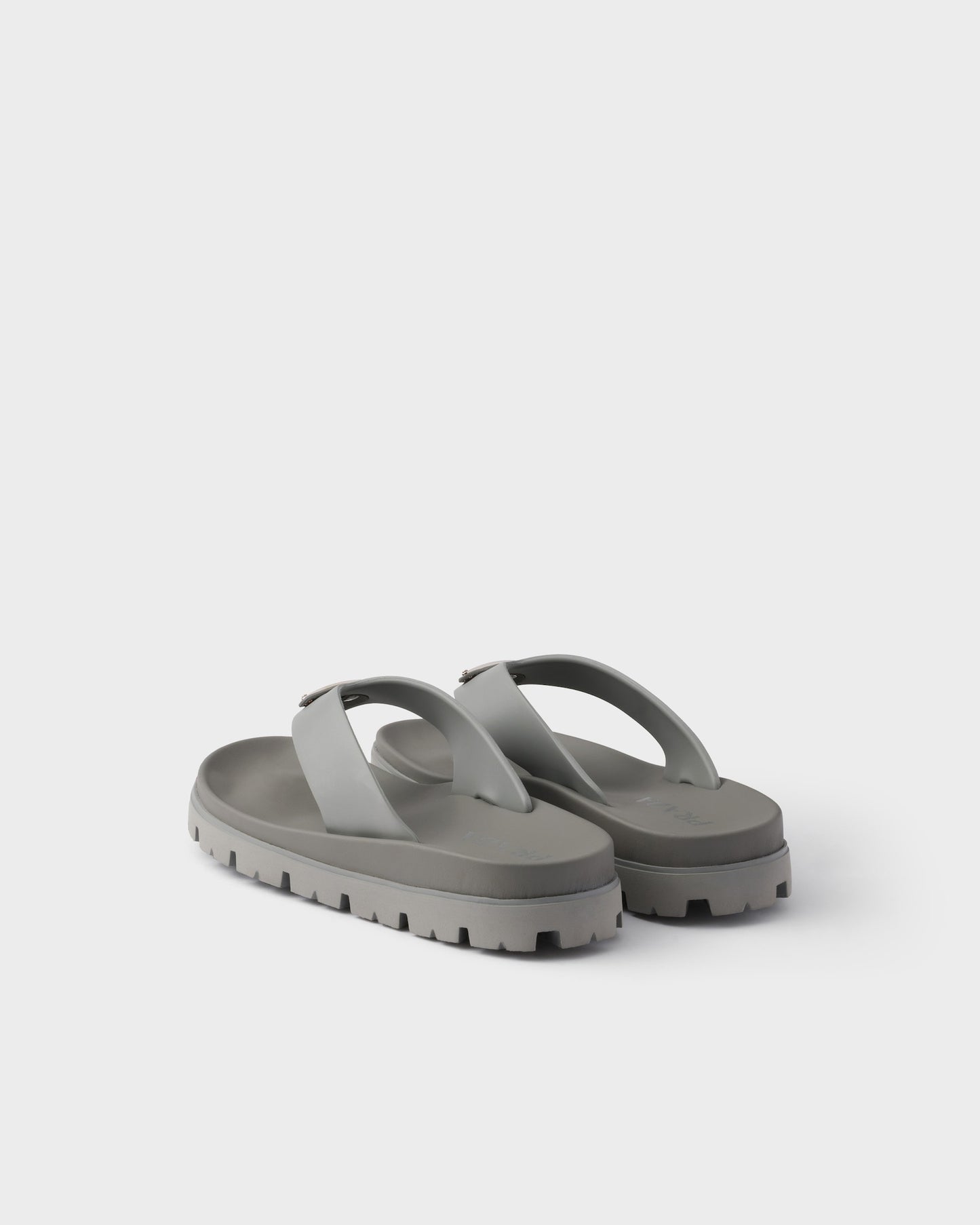 Prada Rubber Thong Sandals