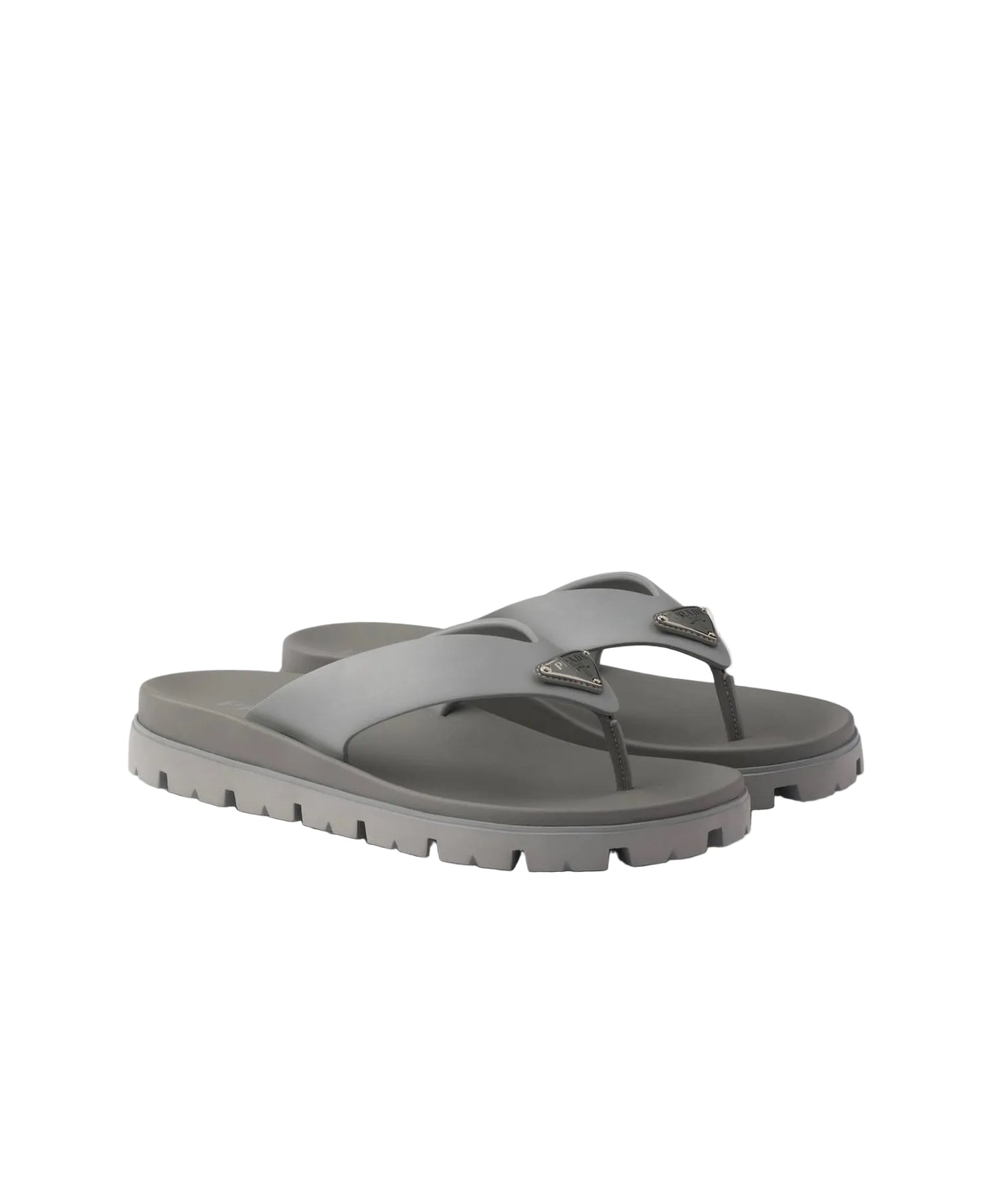 Prada Rubber Thong Sandals
