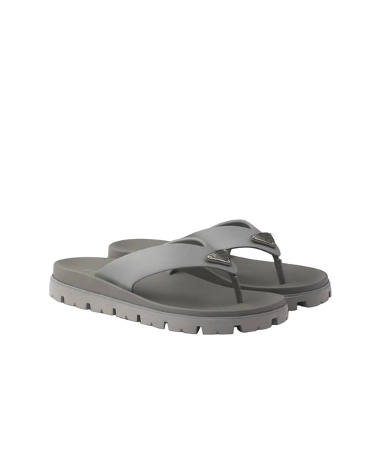 Prada Rubber Thong Sandals