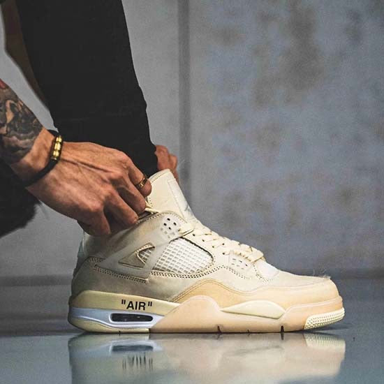 Jordan 4 Retro Off-White Sail